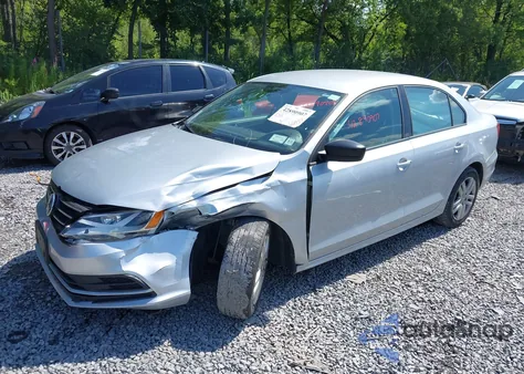 2015 Volkswagen Jetta 2.0L S from USA, damaged, VIN 3VW2K7AJXFM202463